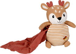 Kolli: 3 Soft toy with cuddle comforter deer