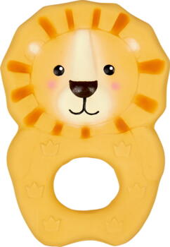 Kolli: 4 Teething ring natural rubber lion