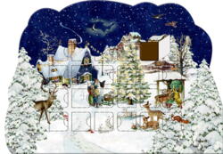 Kolli: 5 In the Winter Village - cut-out chocolate Advent calendar