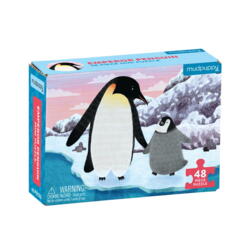 Kolli: 2 48 PC Mini Puzzle/Emperor Penguin **