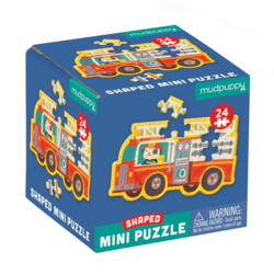 Kolli: 2 24 Piece Shaped Mini Puzzle/Firetruck