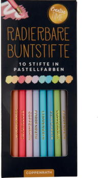 Kolli: 8 Pastel-coloured erasable coloured pencils - Creative Time