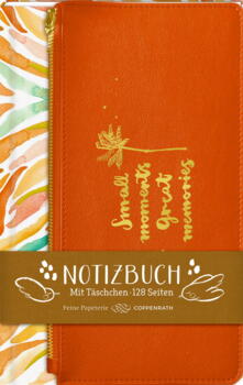 Kolli: 1 Note book with little bag - All about orange