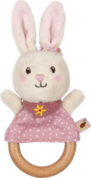 Kolli: 2 Grasping toy rabbit pink