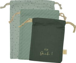 Kolli: 3 little gift sack green (set of 3 pcs)