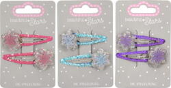 Kolli: 6 Hair clips ice flowers