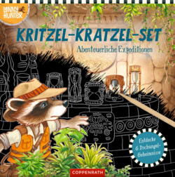 Kolli: 2 Lenny Hunter: Kritzel-Kratzel-Set - Abenteuerliche Exped.