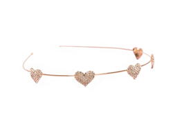 Kolli: 6 Boutique Rhinestone Heart Headband