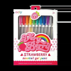 Kolli: 12 Very Berry Scented Gel Pens - Set of 12