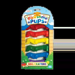 Kolli: 12 Pawsome Pups Dog Crayons - Set of 6