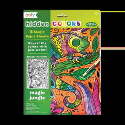 Kolli: 6 Hidden Colors Magic Paint Sheets (9 PC Set)- Magic Jungle