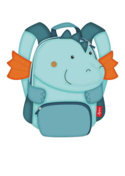 Kolli: 1 Paw-backpack dragon blue