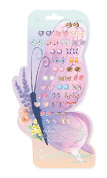 Kolli: 6 Butterfly Sticker Earrings (30 Pairs)