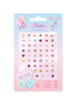 Kolli: 6 Candy Heart Nail Stickers
