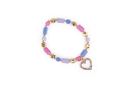 Kolli: 6 Boutique Chic Heart of Gold Bracelet, 2 Pcs