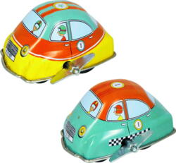 Kolli: 8 Wind-up tin toy car