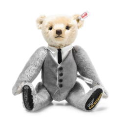 Kolli: 1 James Bond Goldfinger musical Teddy bear, light grey