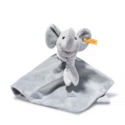 Kolli: 2 My first Steiff Ellie elephant comforter, light grey
