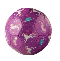 Kolli: 1 18 cm Glitter Soccer Ball/Unicorn Galaxy