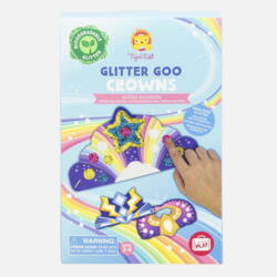 Kolli: 5 Glitter Goo Crowns - Super Rainbow