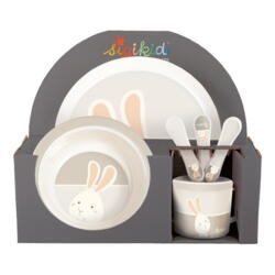 Kolli: 1 Tableware set rabbit Vanilla