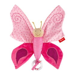 Kolli: 1 Rustling comforter butterfly pink large Kinderbunt