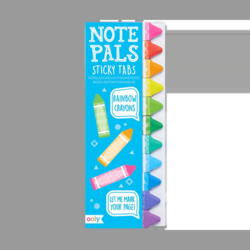 Kolli: 1 Note Pals Sticky Tabs - Rainbow Crayons
