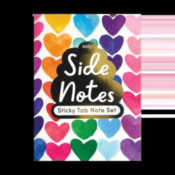 Kolli: 1 Side Notes Sticky Notes Tab Sets - Rainbow Hearts