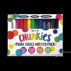 Kolli: 1 Chunkies Paint Sticks - Variety Pack w/ Pastels (Set of 24)