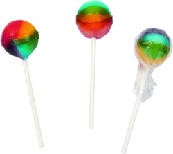 Kolli: 105 Rainbow-Lollipops