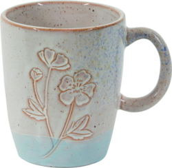 Porcelain cup blue flowers