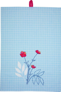 Tea towel flower