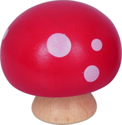 Kolli: 12 Wooden mushroom with squeeker