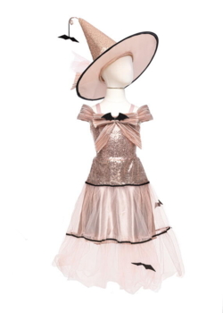 Kolli: 1 Glam Witch Dress w/Hat, SIZE US7-8