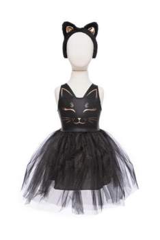 Kolli: 1 Black Cat Dress and Headpiece, SIZE US 3-4