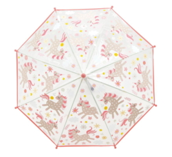 Kolli: 1 UNICORN - Transparent umbrella 46 cm