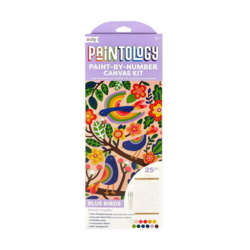 Kolli: 1 Paintology Paint By Number Canvas Kit - Blue Birds