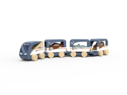 Train vehicle carrier w/3 Cars