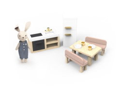 Doll House Kitchen + 1 Character