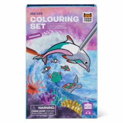 Kolli: 1 Shimmer Colouring Set - Sea Life