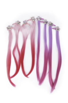 Kolli: 2 Rodeo Drive Multi Colour Clip In Extensions, 8 pcs