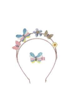 Kolli: 6 Butterflies for Days Headband & Clip, 2 pcs