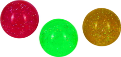 Kolli: 12 Glitter bouncy ball