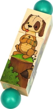 Kolli: 6 Revolving wood puzzle