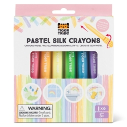 Kolli: 6 Pastel Silk Crayons