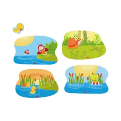 Kolli: 4 4 Little Hand Puzzles – Animal Kids