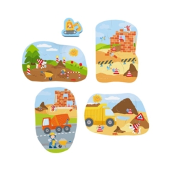Kolli: 4 4 Little Hand Puzzles – Construction Site