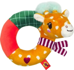 Kolli: 3 Ring rattle dachshund Baby Charms