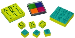 Kolli: 9 ABC stamp set