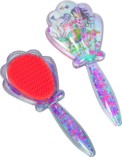 Kolli: 6 Hairbrush with floating glitter Nella Nixe